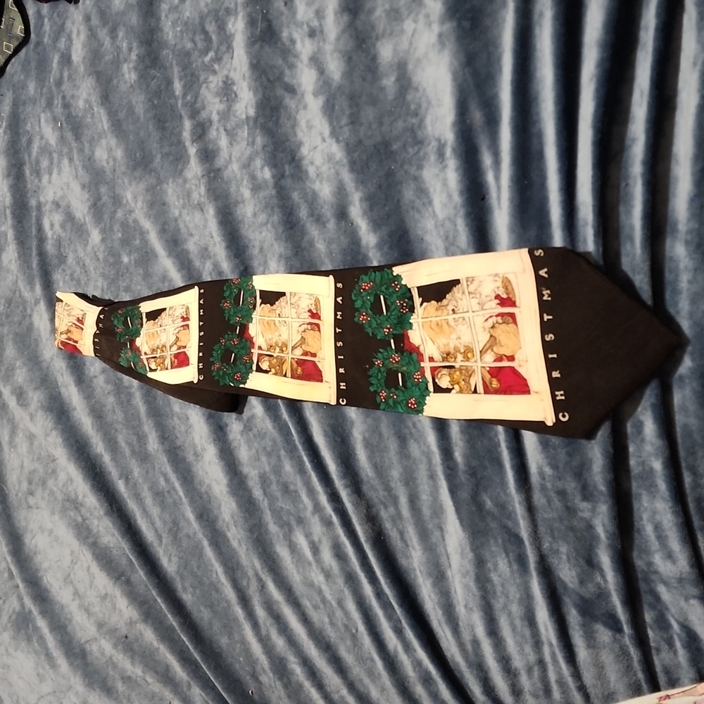The Saturday Evening Post Santa Christmas Tie